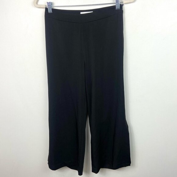Just Female Amber Pants Black Wide Leg Garmentory Size XS Casual Cropped Boho - Picture 12 of 13